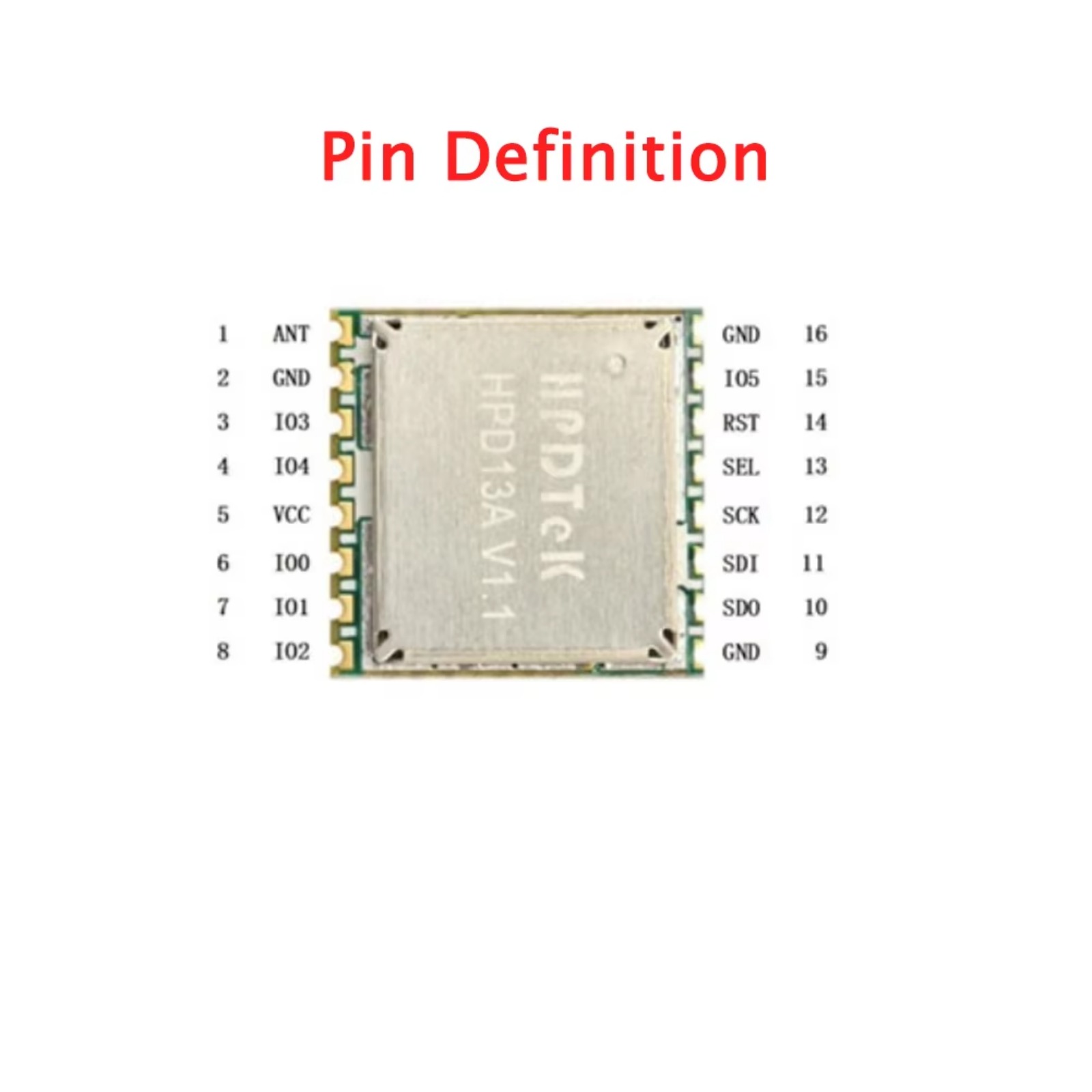 10PCS HPD13A 868MHz/915MHz SX1 - Lora Rfm95 recension och pris