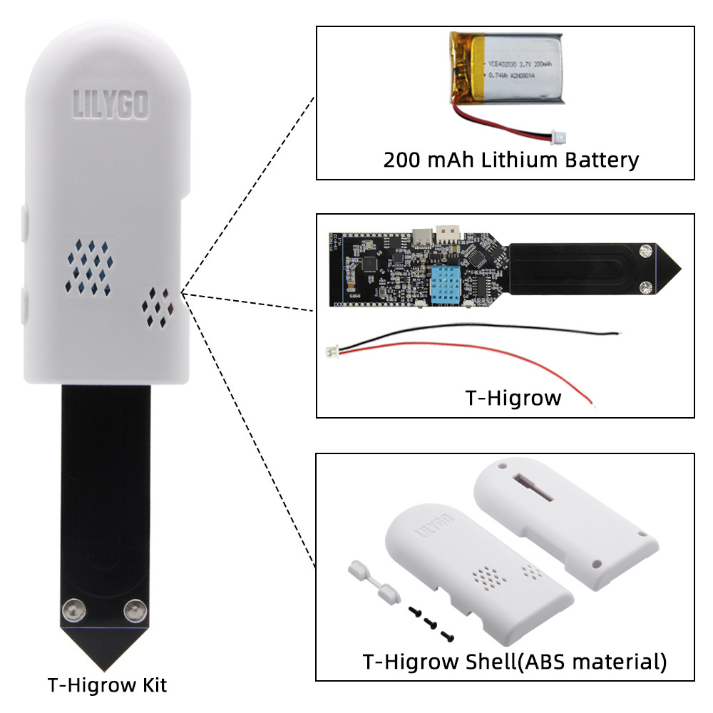 LILYGO T-Higrow ESP32 WiFi Blu - Dht11 recension och pris