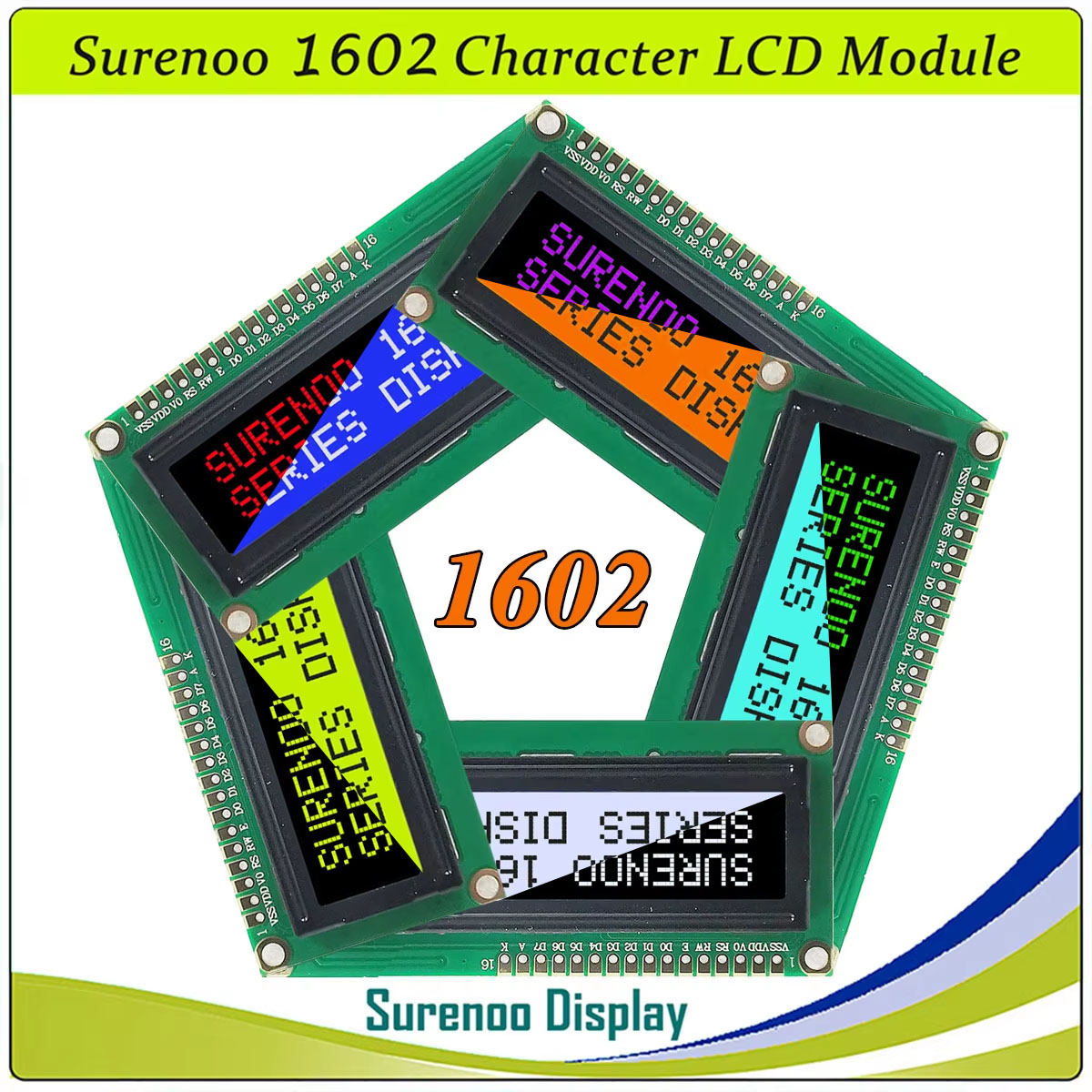 Surenoo 1602 16X2 162 5V 4-Bit - Lcd 1602 recension och pris