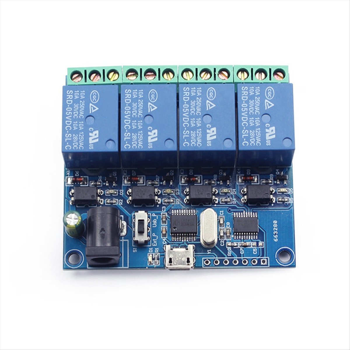 AT42 4 Channel USB Relay Modul - Relay Module 4 Channel recension och pris
