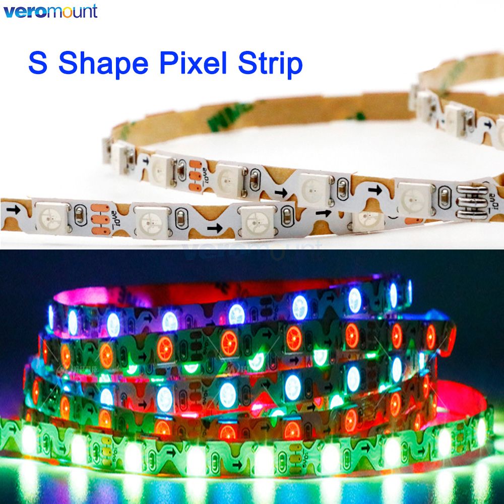 6mm Narrow With PCB S Shape Fl - Ws2812B Strip 5V recension och pris