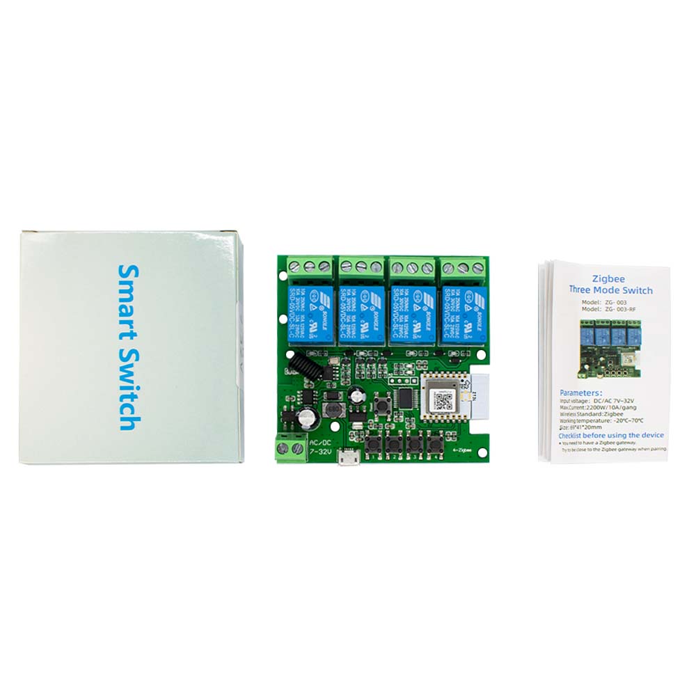 4CH Zigbee 3.0 Smart Home Rela - Relay Module 4 Channel recension och pris