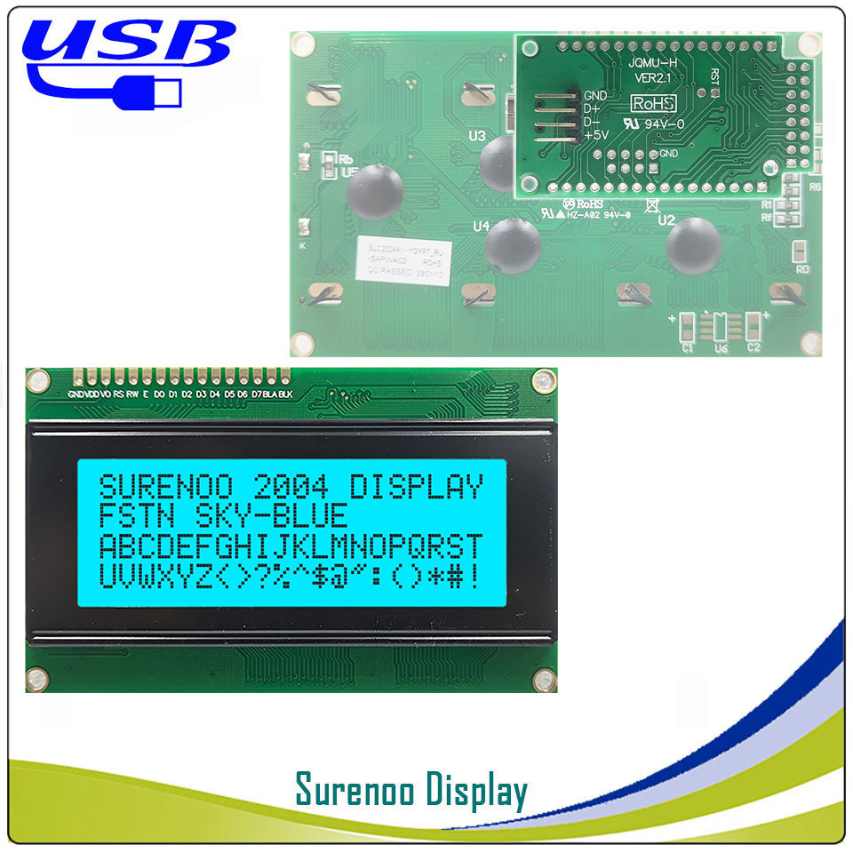 Surenoo LCD2USB USB 204 20X4 2 - Lcd 1602 recension och pris