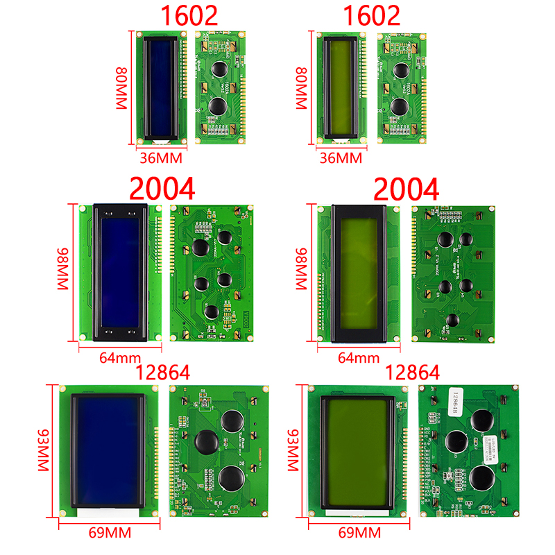 LCD Module Blue Green Screen F - Lcd 1602 recension och pris