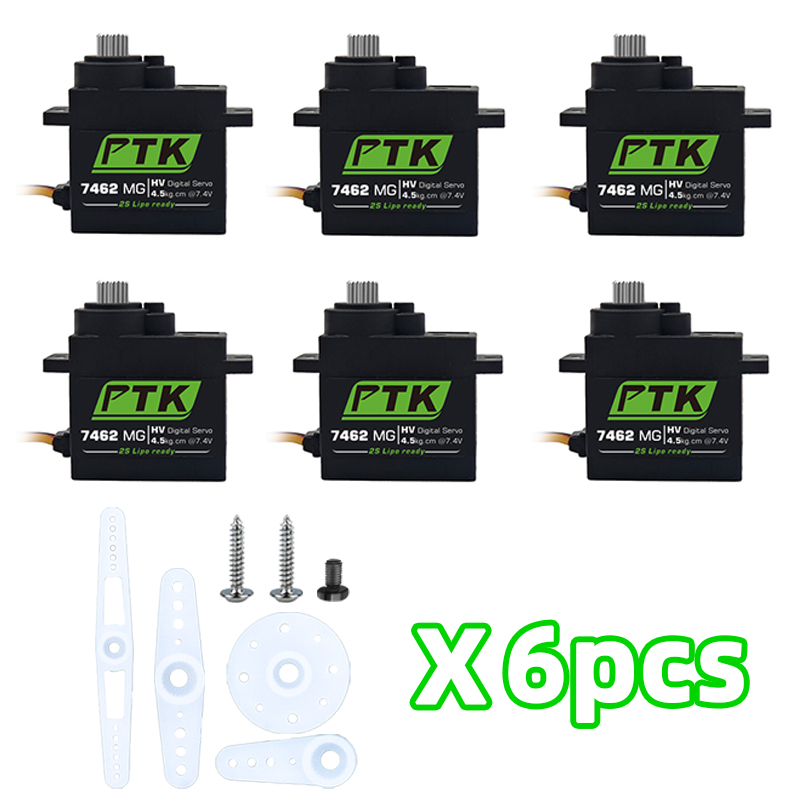 PTK 7462W MG Metal gear 9g mic - Servo Sg90 recension och pris