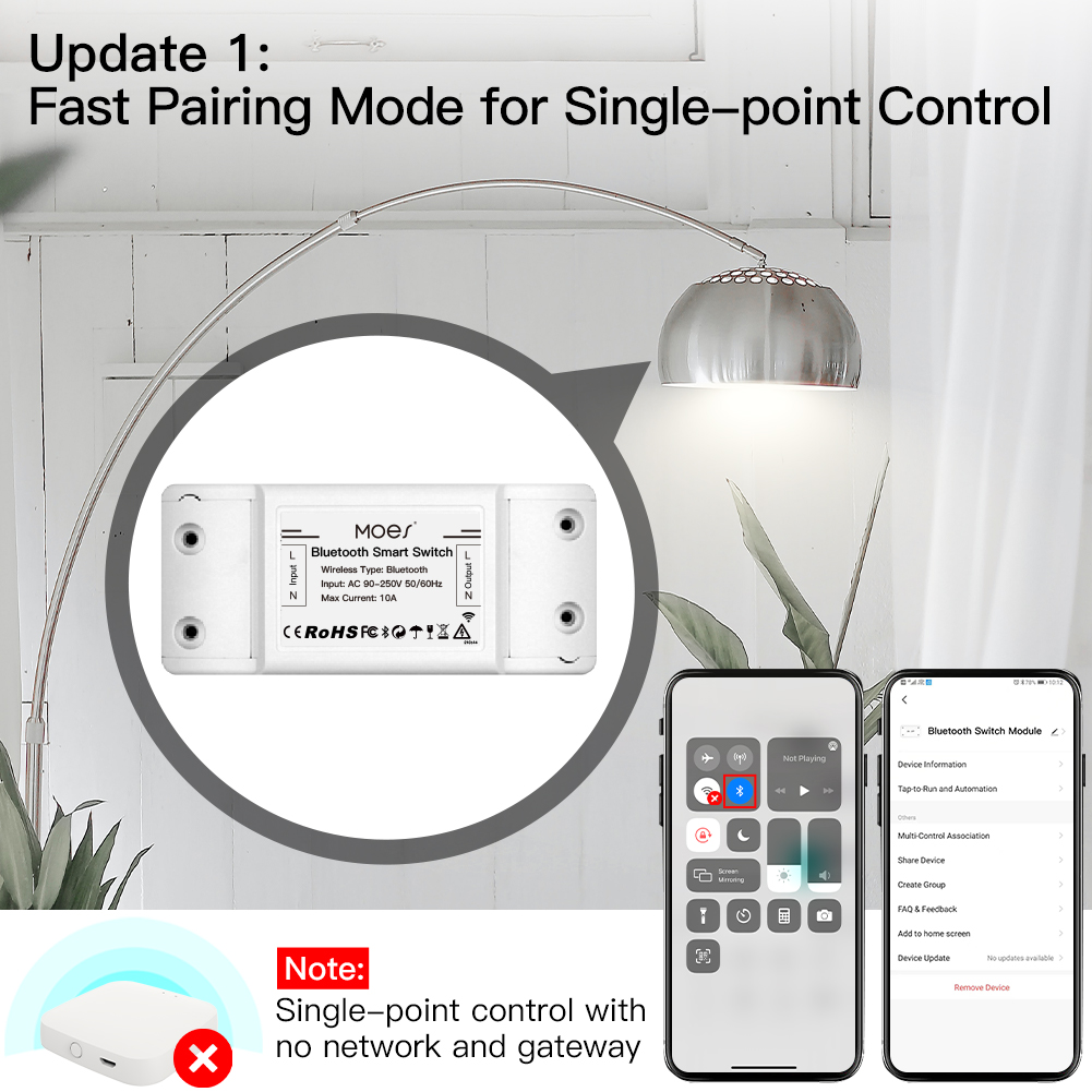 MOES Bluetooth Smart Switch Re - Joystick Module recension och pris