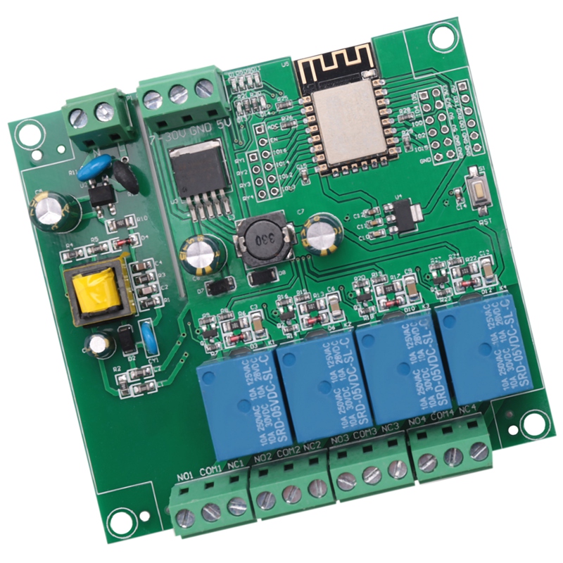 ESP8266 Wireless WIFI 4 Channe - Relay Module 4 Channel recension och pris