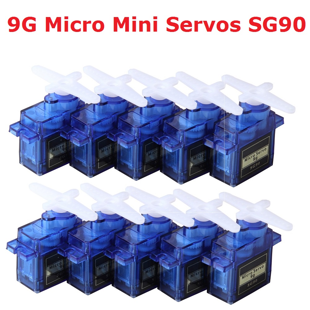 2pcs 9G Micro Mini Servos Horn - Servo Sg90 recension och pris