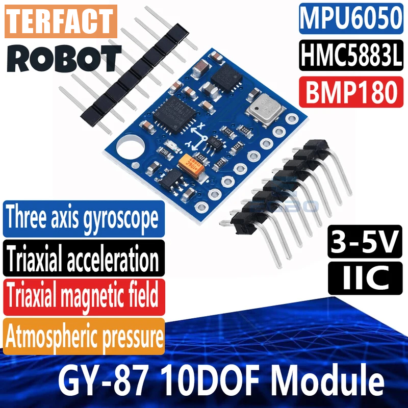 1~5PCS GY-87 10DOF Module MPU6 - Mpu6050 recension och pris