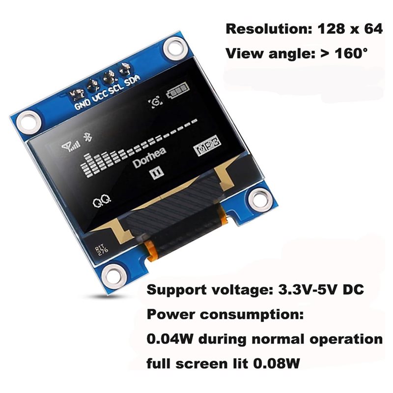 A37T-4Pcs 0.96 Inch OLED Displ - Ssd1306 recension och pris