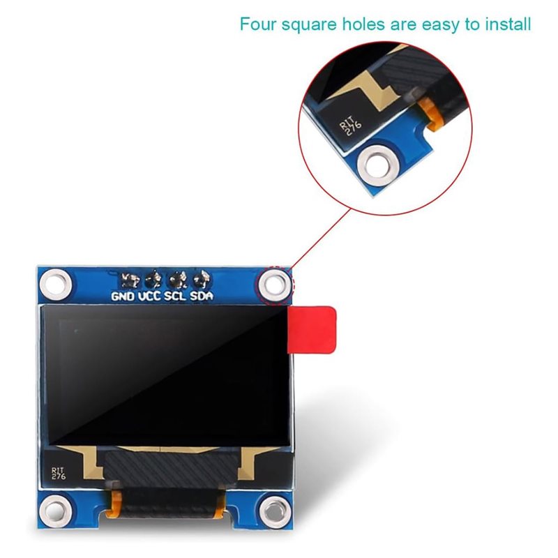 A37T-4Pcs 0.96 Inch OLED Displ - Ssd1306 recension och pris