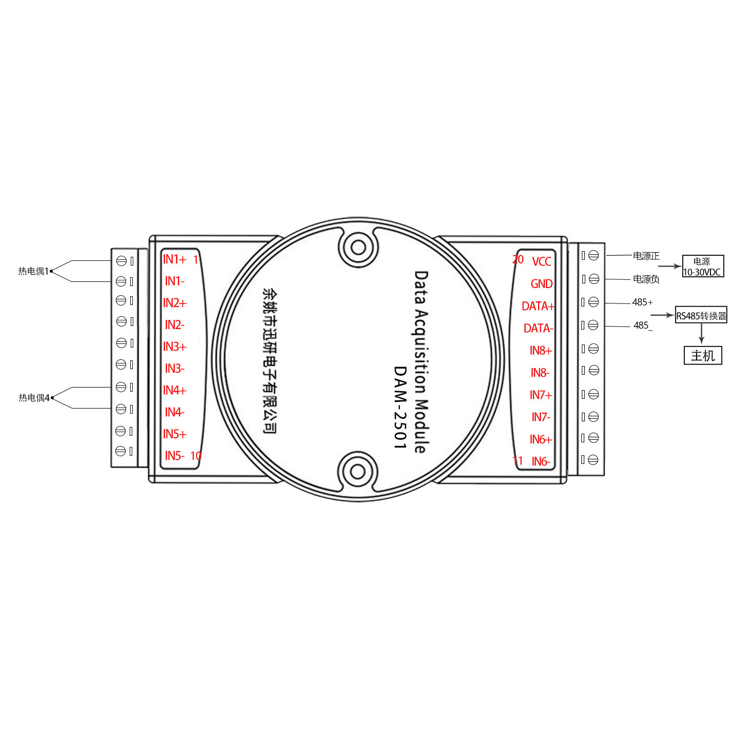 4/8-channel K-type Thermocoupl - Thermocouple Module K Type recension och pris
