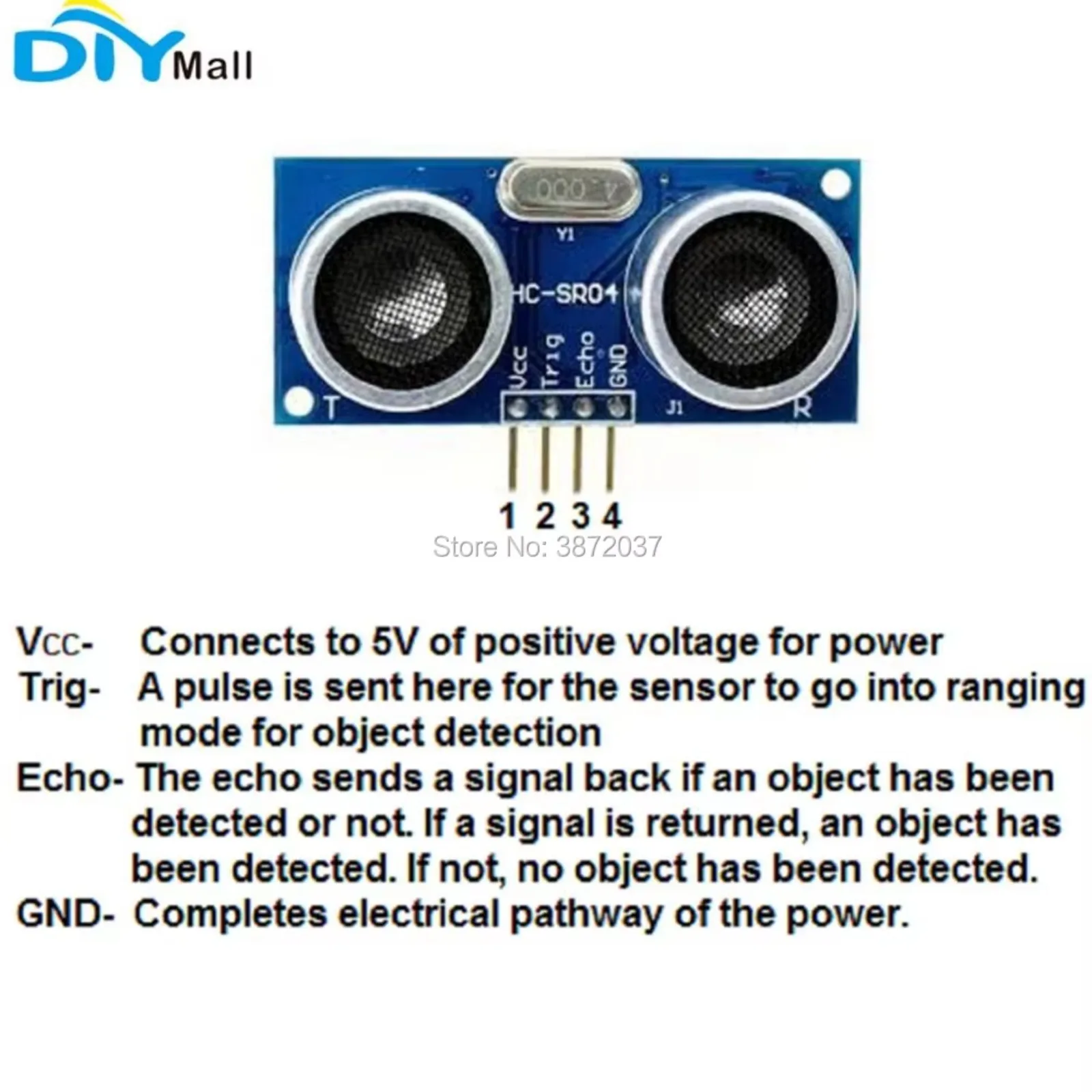 DIYmall HC-SR04 Ultrasonic Sen - Ultrasonic Sensor Hc-Sr04 recension och pris